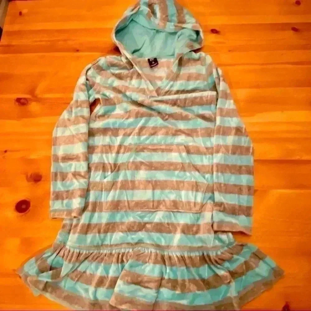 Gap velvet dress stripes girls M size 8